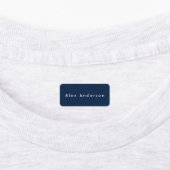 Bleu Vert Rectangle Vêtements Étiquettes de l'enfa (Apposé)
