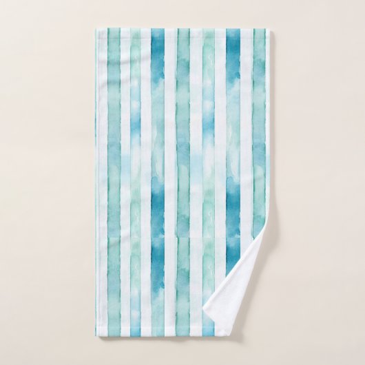 Bleu, Vert & Rose. Sois différent ! (Serviette à main)