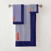 Bleu Vertical Stylish (En situation)