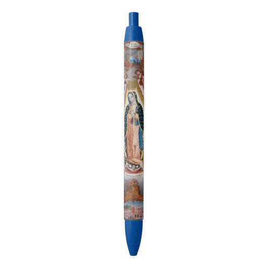 Bleu "Vierge stylo religieux d'art de Guadalupe" (devant Vertical)