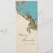 Bleu vintage des oeufs de Robin d'oiseaux, carte (Dos)