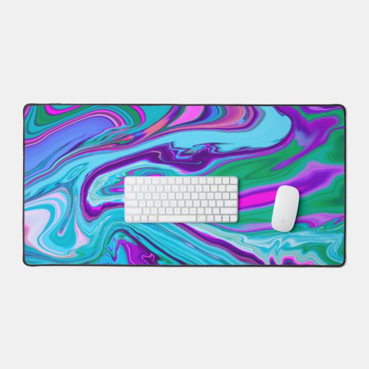 Bleu violet Abstrait Jeu de marbre Nom de concepti (Clavier et souris)