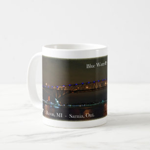 Bleu Water Bridge tasse nocturne