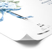 Bleu Wedig Signature Boire Menu Poster (Coin)