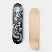 Bleu Wolf Skateboard design (Recto)