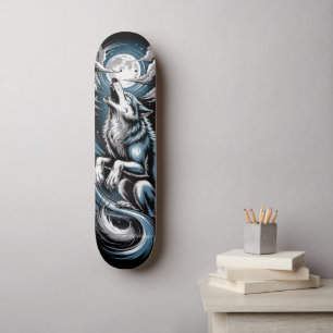 Bleu Wolf Skateboard ontwerp