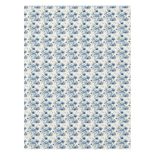 Bleue libellule et nappes de fleurs (Devant)