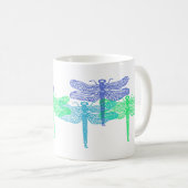 Bleues dragonfly Mug (Devant droit)