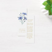 Bleuet | Signet Mémorial Simple Mini (Bureau)