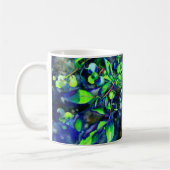 Bleuet - tasse à café à teinte verte (Gauche)