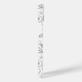 Bleuets en noir et blanc (Côté droit)