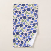 Bleuets en rose et bleu (Serviette à main)