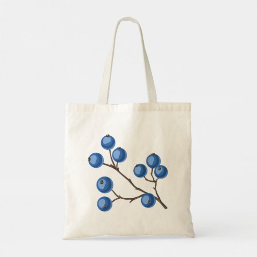 Bleuets Frais Sur Un Sac fourre-tout À Branche (Dos)