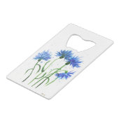 Bleus bleuets fleurs aquarelle (Dos Angle)