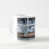 Bleus dans la tasse de nuit (Devant gauche)