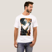 Bleus dans le T-shirt Brown (Devant entier)