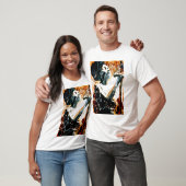 Bleus dans le T-shirt Brown (Unisexe)