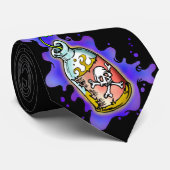 Bleus dans une cravate de bouteille (Roulé)