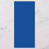 Bleus de la Centaurée dans le Menu Aquarelle (Dos)