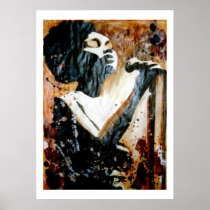 Bleus en grande affiche Brown