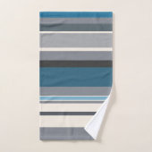 Bleus et Gris (Serviette à main)