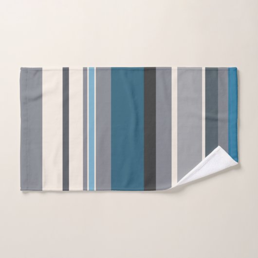 Bleus et Gris (Serviette à main)