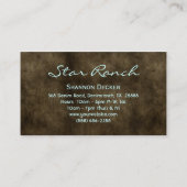 Bleus layette H de carte de visite de suède (Dos)