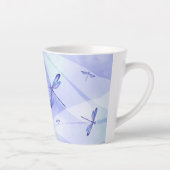 Bleus libellules, Mugs de café personnalisés (Droite)