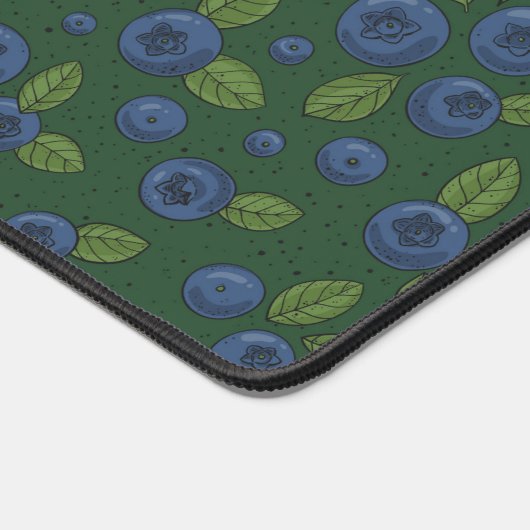 Bleus sur vert foncé (Coin)