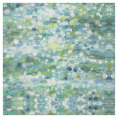 Bleus, vert, jaune et tissu 'Clearwater de crème (Fermer)