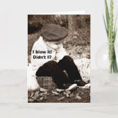 BLEW IT - CARTE DÉSOLÉE (Devant)