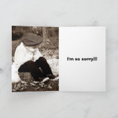 BLEW IT - CARTE DÉSOLÉE (Intérieur)