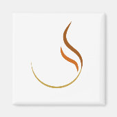 BLIDUL-logo ventilator Magneet (Voorkant)