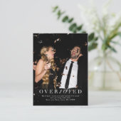 Blij bewaarde datum verticale foto feestdagenkaart (Staand voorkant)