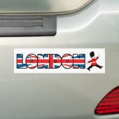 Blij bewaker bumpersticker (Op auto)