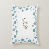 **Blij Blij Blij** MET KERST Accent Kussen (Voorkant(Verticaal))