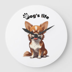 Blij Chihuahua � Leuke ontwerp voor hondenliefhebb Grote Klok