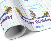 Blij dat de dag van de Vervulling Papier van de Da (Rol Hoek)