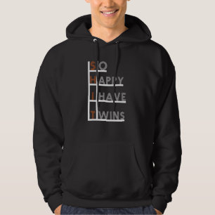 Blij dat ik twee keer een moeder heb, pap Gezegde Hoodie