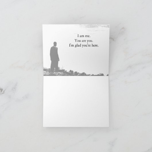 Blij dat je hier bent Opmerking Kaart (Binnen)