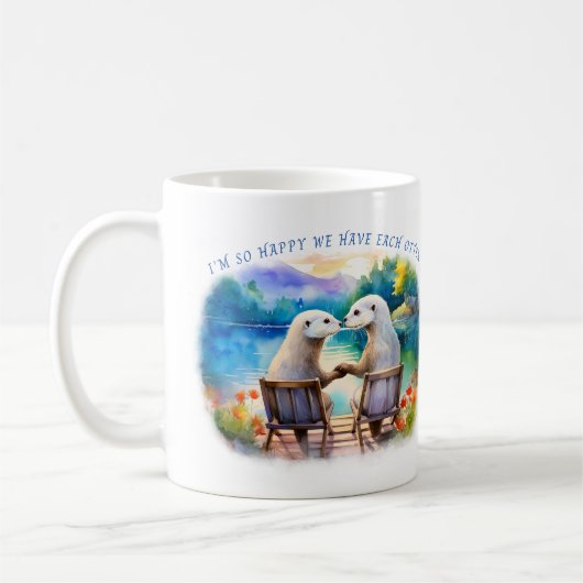 Blij dat we elkaar Otter hebben Koffiemok (Links)