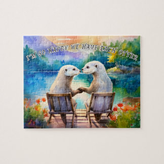 Blij dat we elkaar Otter hebben Legpuzzel