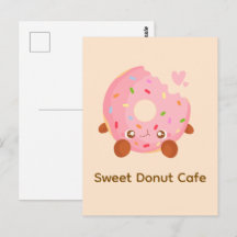 Blij donut met spikkels
