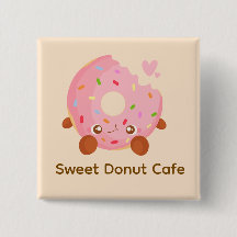 Blij donut met spikkels