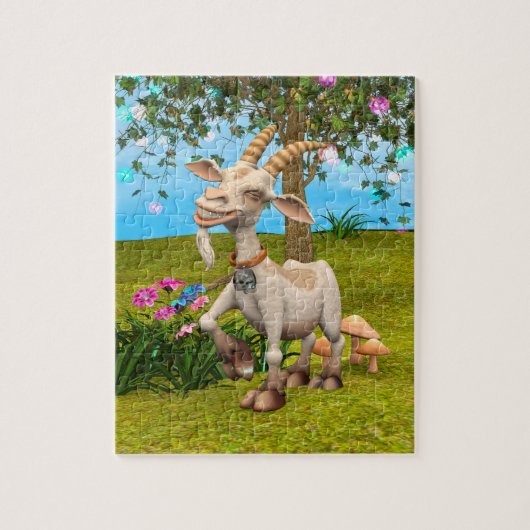 Blij Geit Legpuzzel (Verticaal)