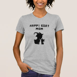 Blij Geit Moeder Vrolijke Boerderij Dierenliefhebb T-shirt