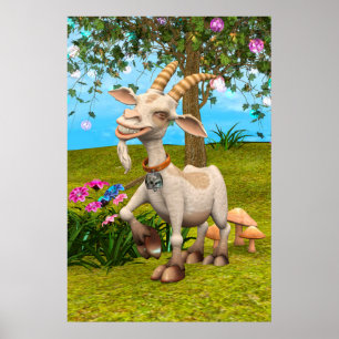 Blij Geit Poster