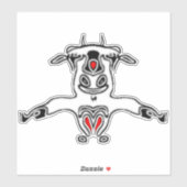 Blij Geit Sticker (Vel)