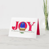 Blij God is bij Ons  Feestdagen Kaart (Voorkant)