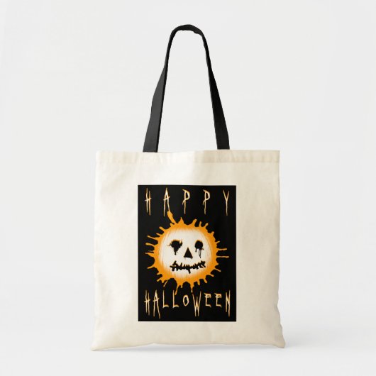 blij halloween : splatolantern tote bag (Voorkant)